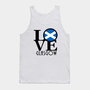 LOVE Glasgow Scotland Tank Top